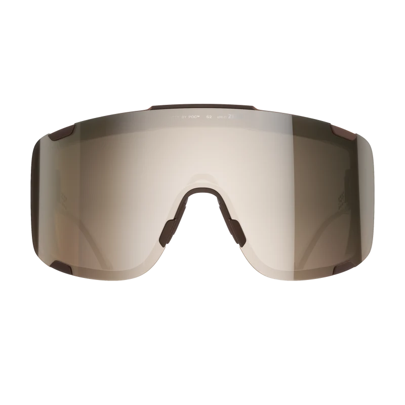 Lunettes POC DEVOUR ULTRA + Bronze Verre Clarity Trail Partly Sunny Silver