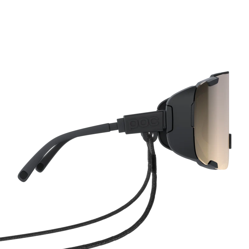 Lunettes POC DEVOUR ULTRA + Noir Verre Clarity Trail Partly Sunny Silver