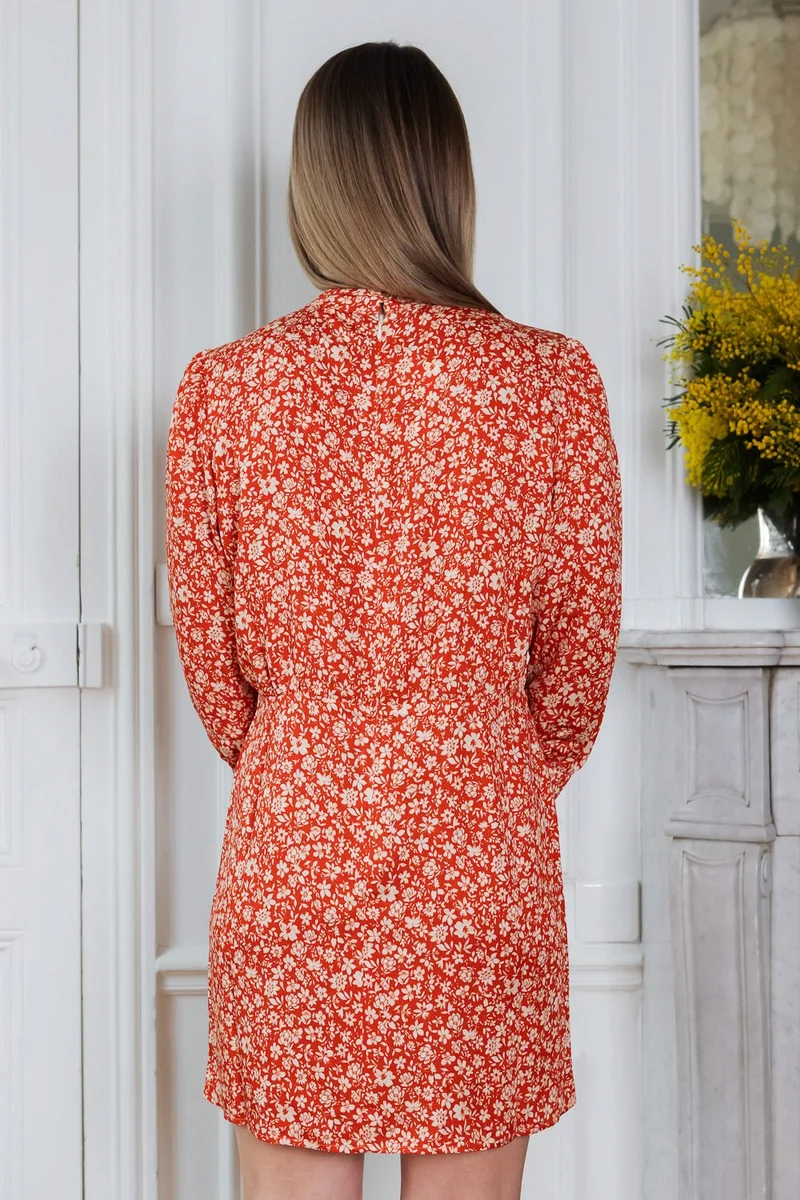 Robe Sabrina - fleuri