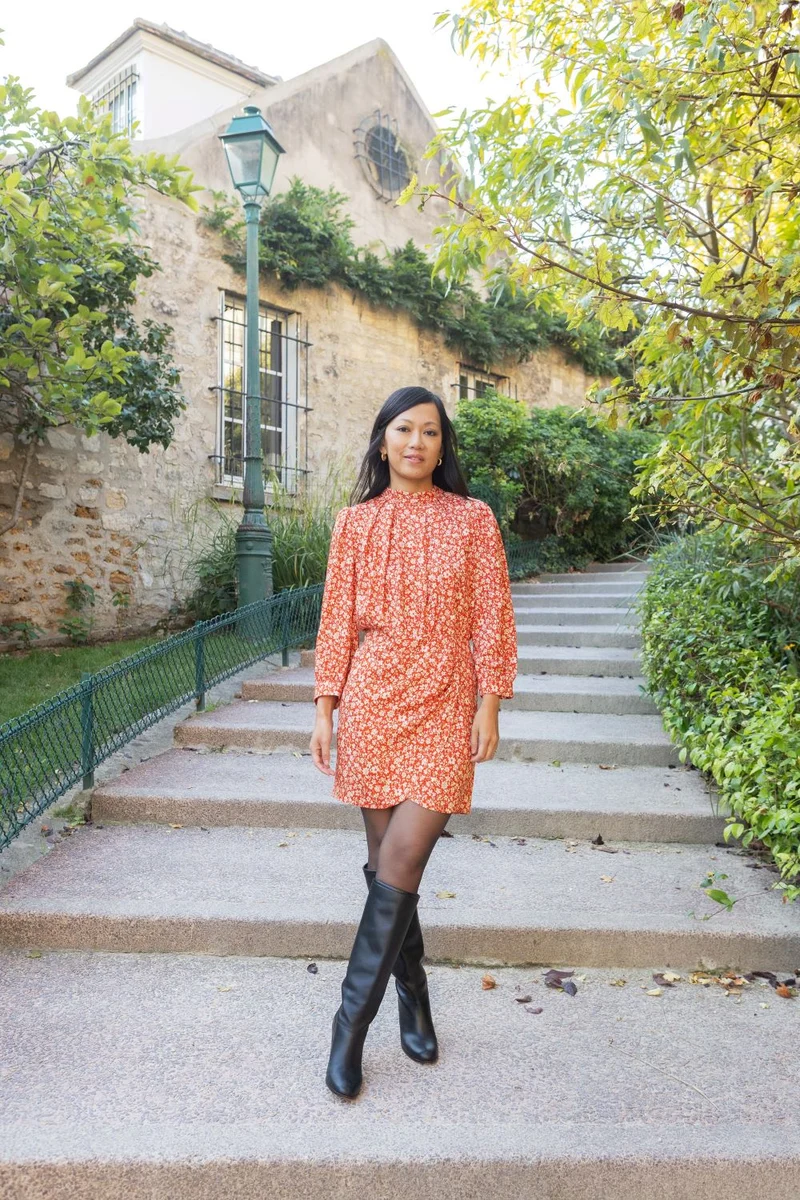 Robe Sabrina - fleuri