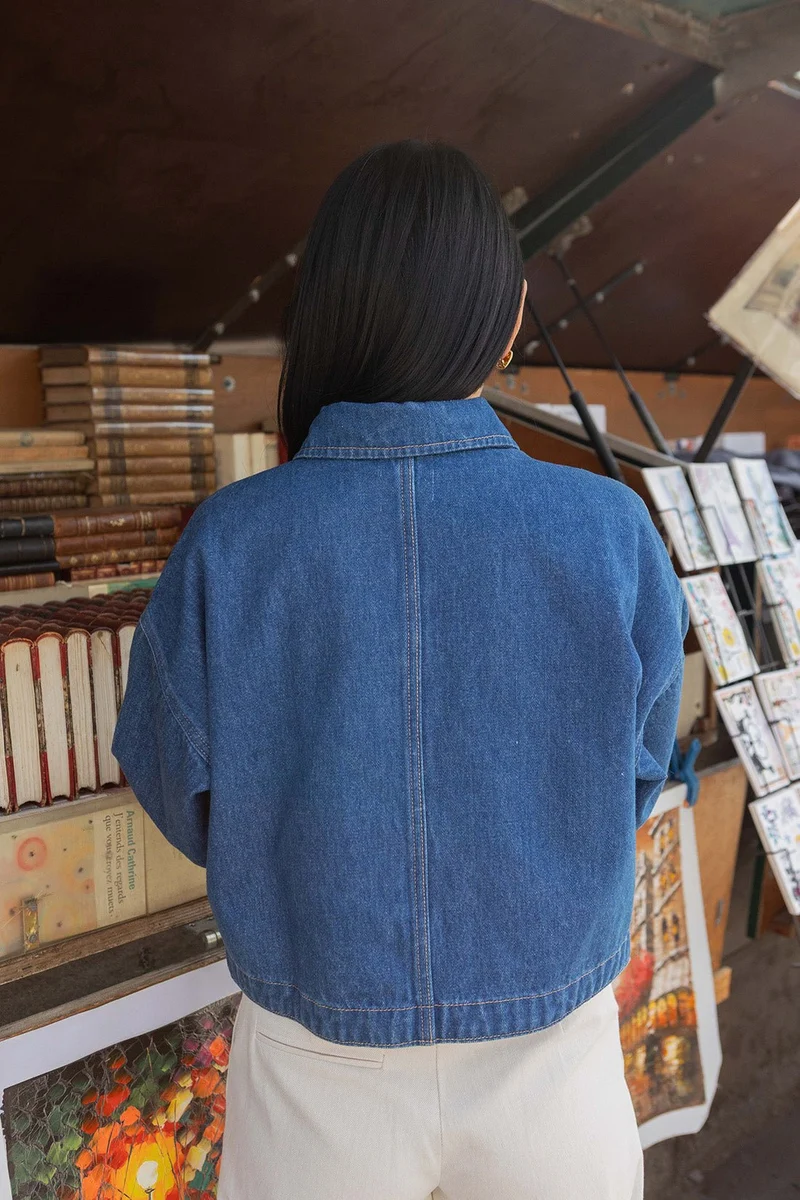 Veste en jean Melissa - noeuds