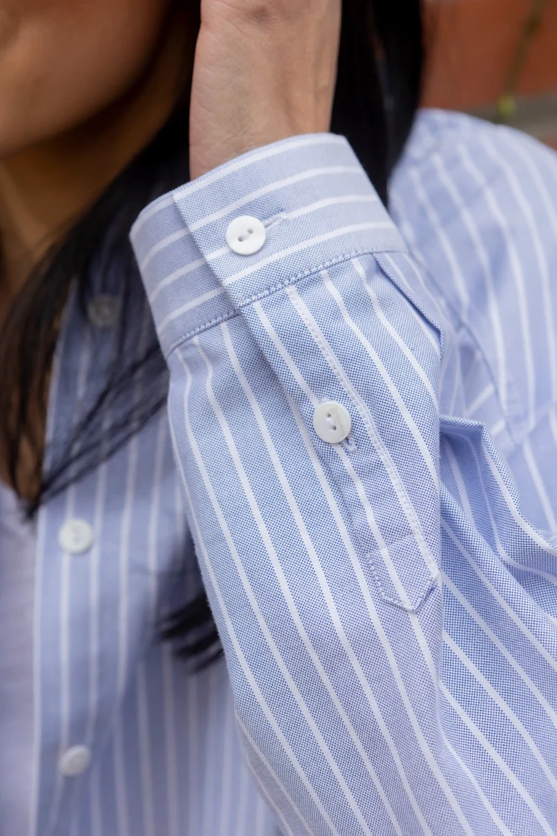 Chemise Sibylle - rayé bleu