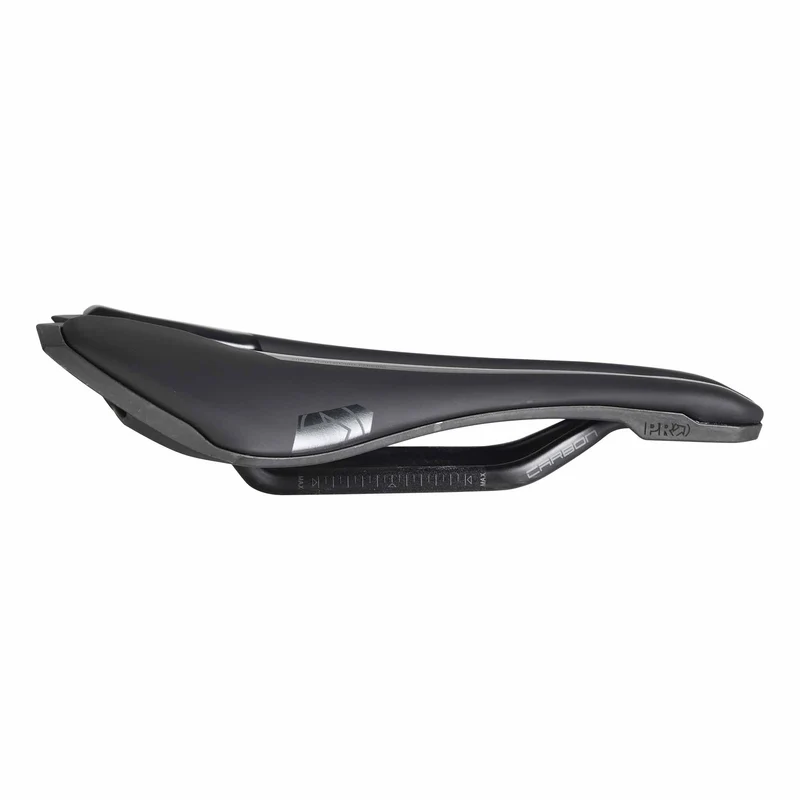 Selle PRO STEALTH TEAM 142mm Rails Carbone Noir