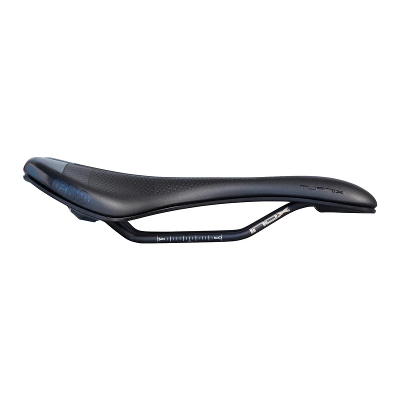 Selle PRO TURNIX GEL 142mm Rails Inox Noir