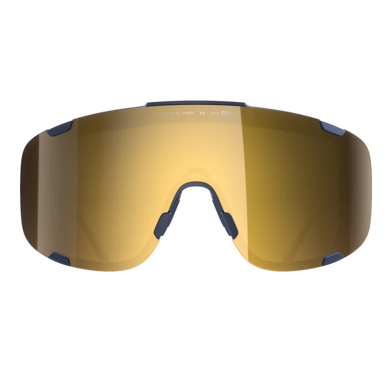 Lunettes POC DEVOUR + Marine Verre Clarity Road Partly Sunny Gold