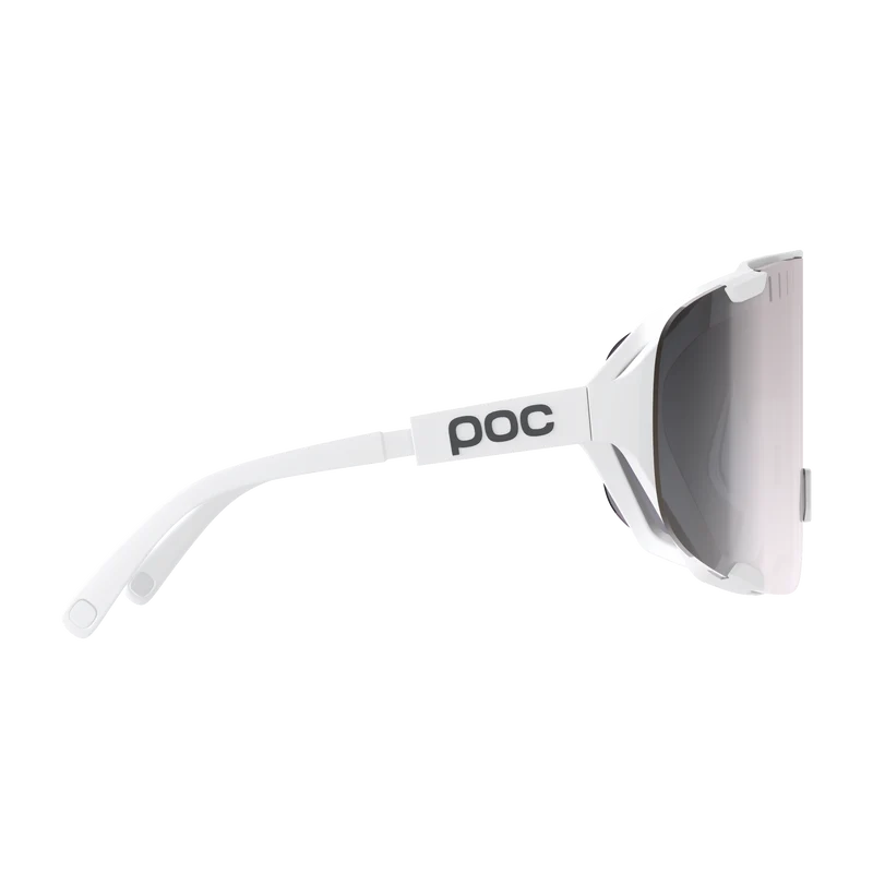 Lunettes POC DEVOUR WF+ Blanc Verre Clarity Road Sunny Silver
