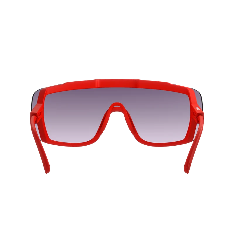 Lunettes POC DEVOUR MID Rouge Verre Clarity Road Partly Sunny Gold