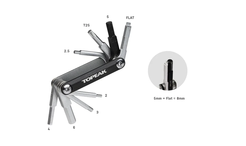 Multi-Outils Co2 TOPEAK TUBIMASTER RXT Pro