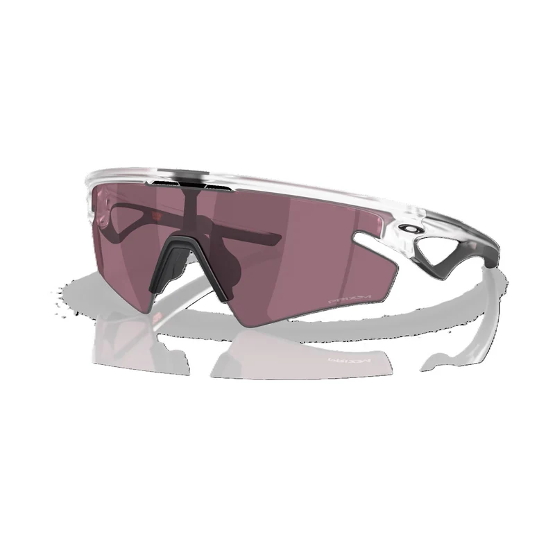 Lunettes OAKLEY SPHAERA SLASH Matt Clear Verre Prizm Road Noir - OO9499-1036