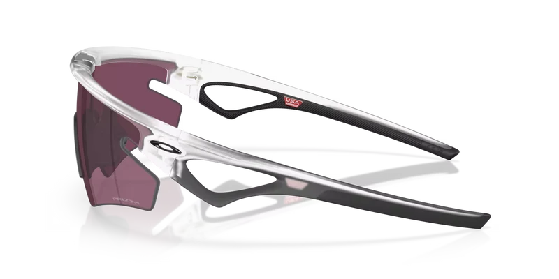 Lunettes OAKLEY SPHAERA SLASH Matt Clear Verre Prizm Road Noir - OO9499-1036