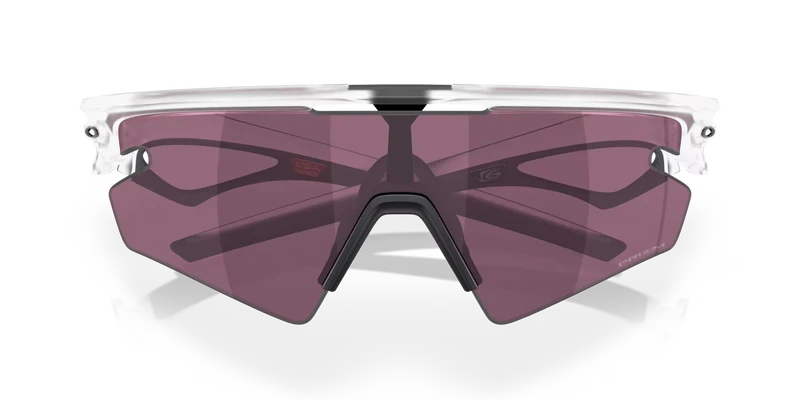 Lunettes OAKLEY SPHAERA SLASH Matt Clear Verre Prizm Road Noir - OO9499-1036