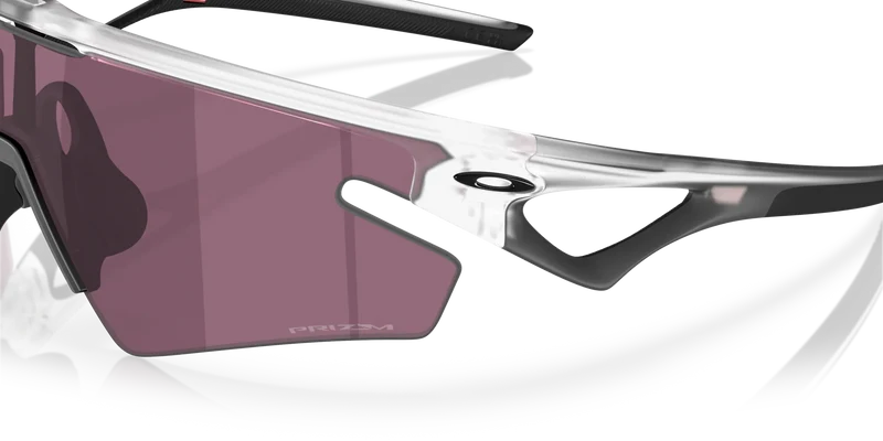 Lunettes OAKLEY SPHAERA SLASH Matt Clear Verre Prizm Road Noir - OO9499-1036