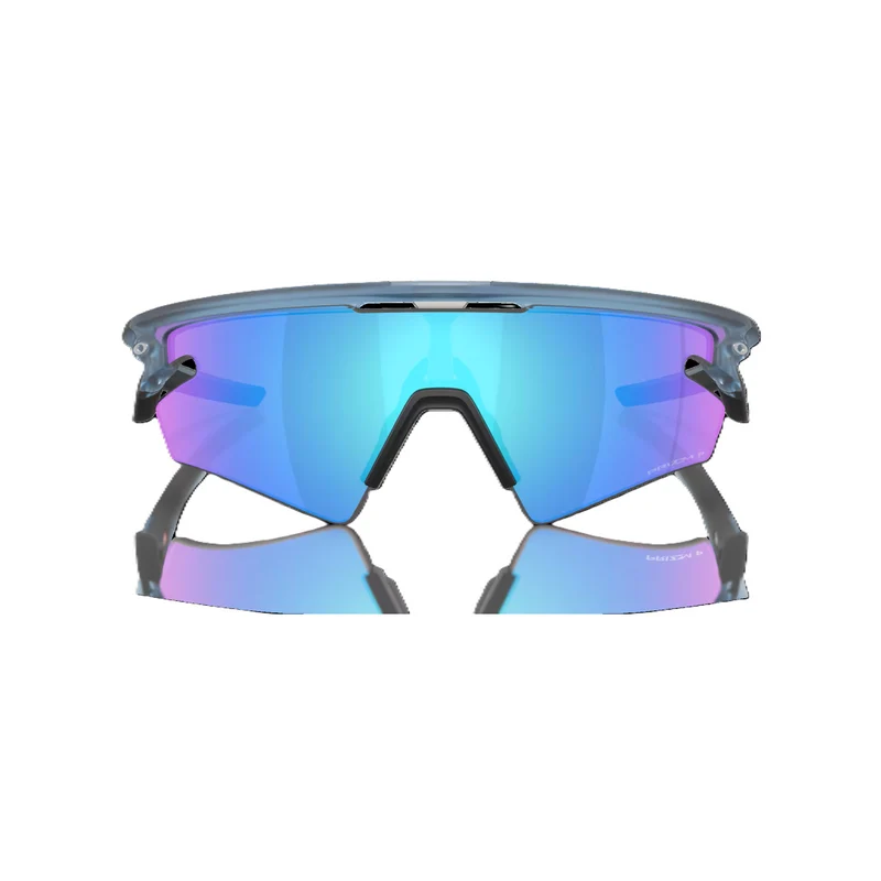Lunettes OAKLEY SPHAERA SLASH Matt Transparent Stone Verre Prizm Sapphire Polarized - OO9499-0336