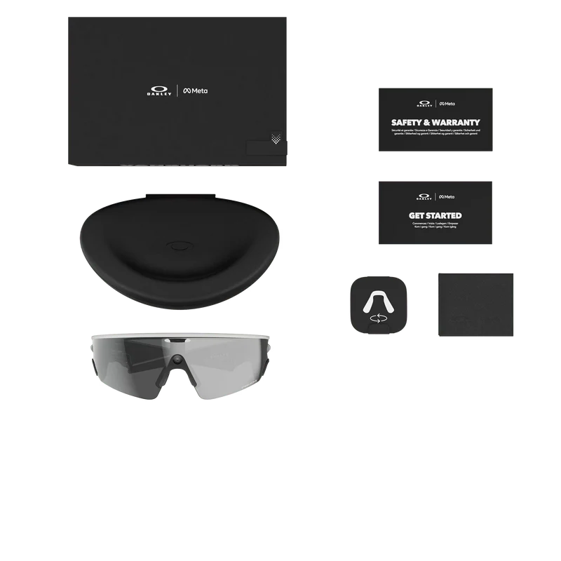 Lunettes OAKLEY VANGUARD META Noir/Blanc Verre Prizm Black