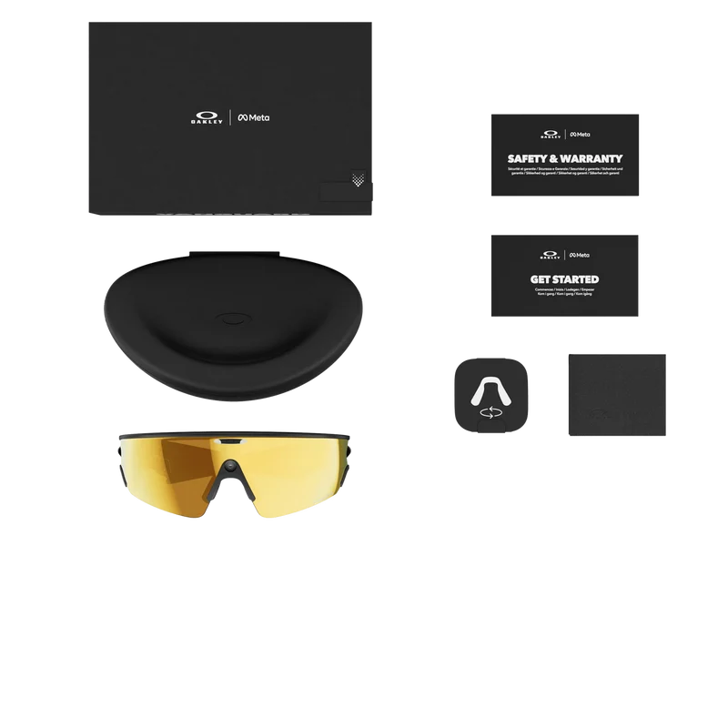 Lunettes OAKLEY VANGUARD META Noir Verre Prizm 24K