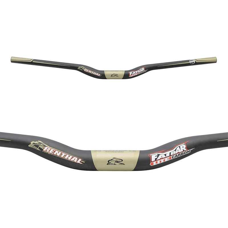 Cintre RENTHAL FATBAR LITE Carbone Rise 30mm 760mm Noir