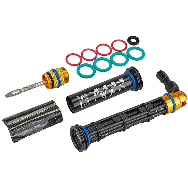 Kit de Réparation Tubeless + Multi-Outils L Intégré Cintre LEZYNE DUAL