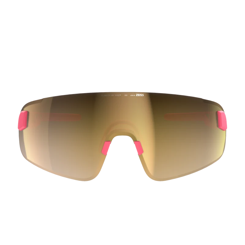 Lunettes POC ELICIT TORIC EF PRO TEAM Rose Verre Clarity Road Partly Sunny Gold - Édition Limitée