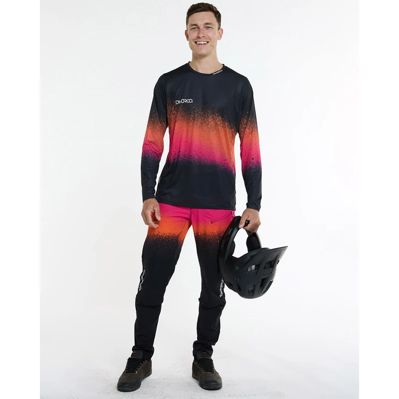 Pantalon DHARCO GRAVITY BLACK SNAKE Noir/Orange