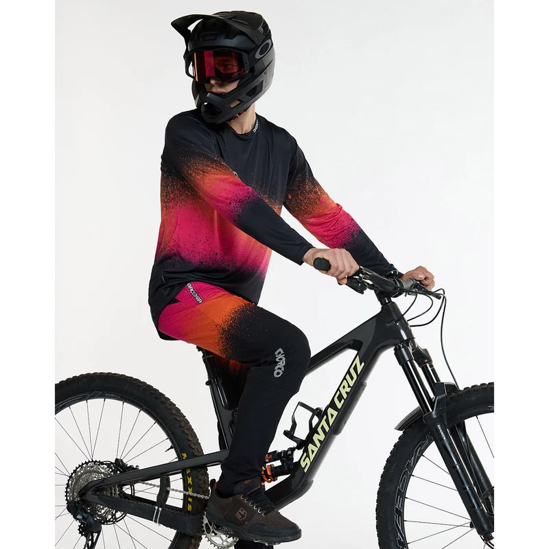 Pantalon DHARCO GRAVITY BLACK SNAKE Noir/Orange