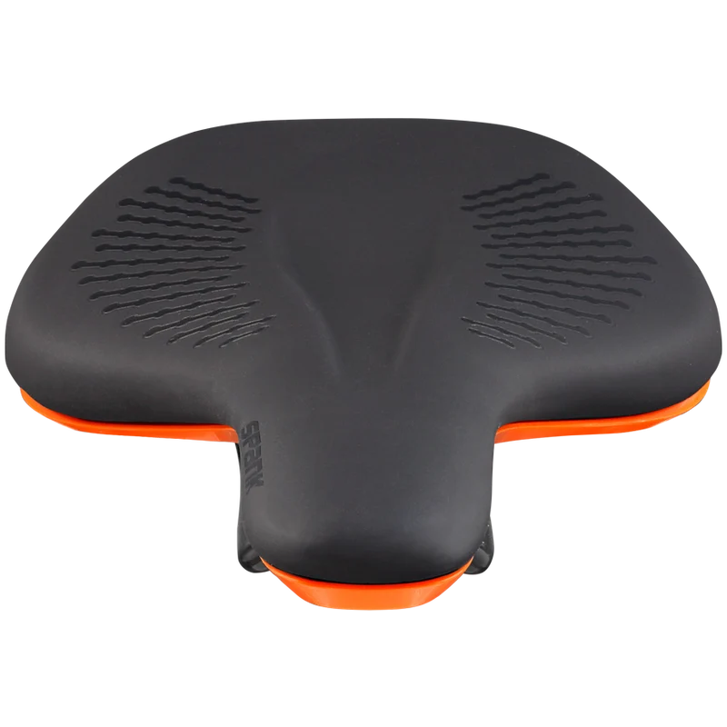 Selle SPANK OOZY 220 144mm Rails CrN/Ti Orange