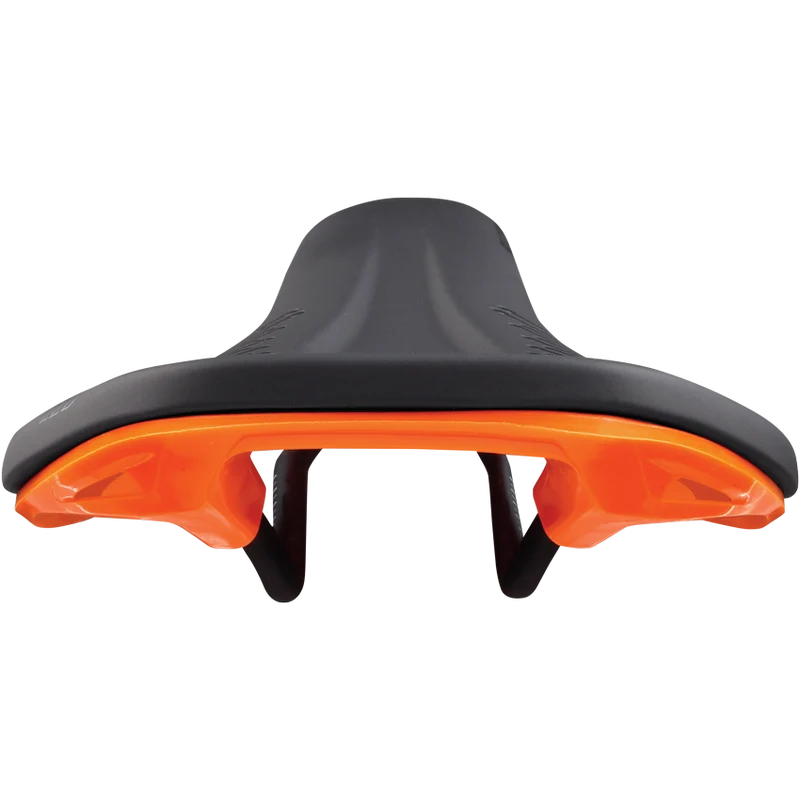 Selle SPANK OOZY 220 144mm Rails CrN/Ti Orange