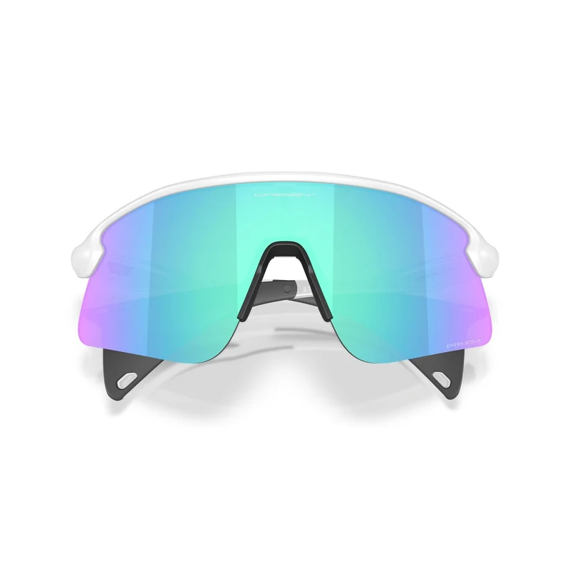 Lunettes OAKLEY STUNT DEVIL S Blanc Matt Prizm Sapphire