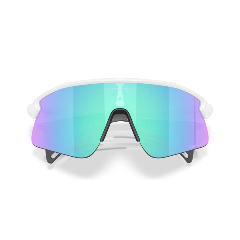 Lunettes OAKLEY STUNT DEVIL Blanc Matt Prizm Sapphire