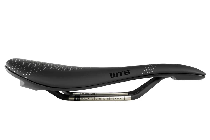 Selle WTB GRAVELIER Medium 140mm Rails Inox