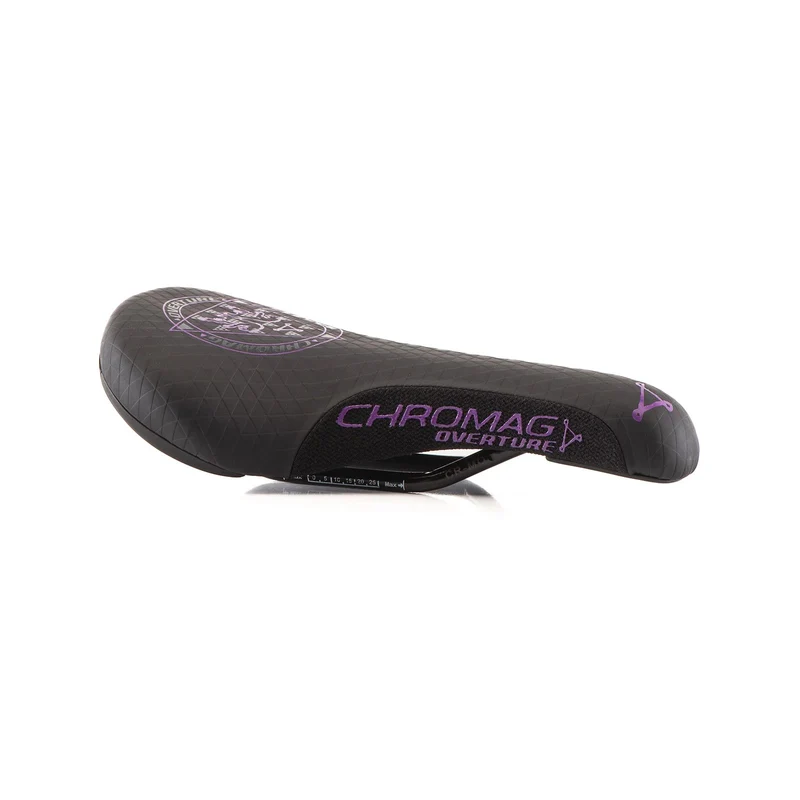 Selle CHROMAG OVERTURE Rails CrMo Noir/Violet