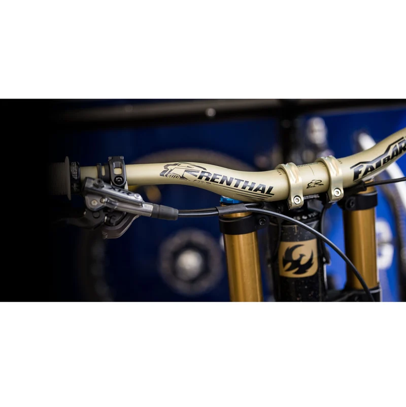 Cintre RENTHAL V3 FATBAR Rise 10mm 800mm Or