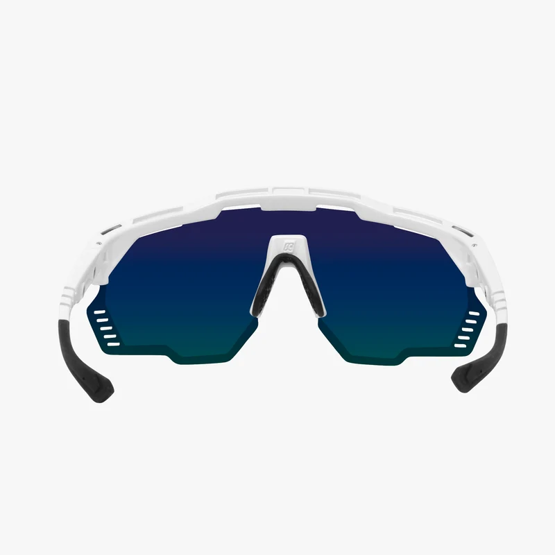 Lunettes SCICON AEROSHADE KUNKEN Blanc Multimirror Bleu
