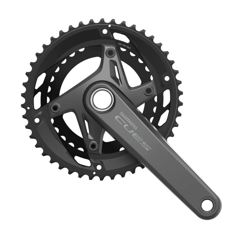 Pédalier double plateau Shimano CUES FC-U6010 Hollowtech 11 vitesses 46-32 dents