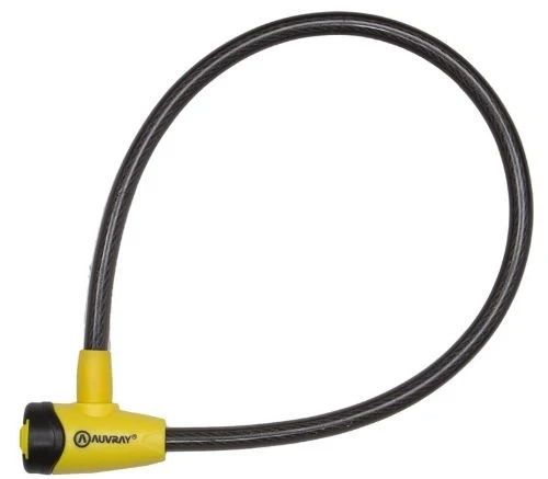 Antivol câble Auvray – Ø12 mm x 65 cm – Avec 2 clés – Sécurité vélo compacte