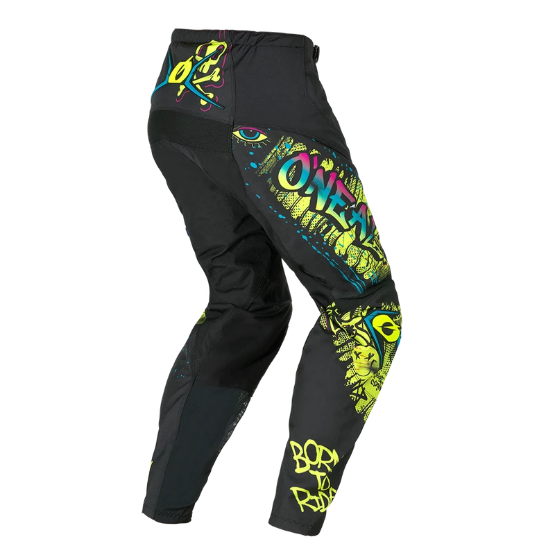 Pantalon O'NEAL ELEMENT RANCID Junior Noir/Jaune