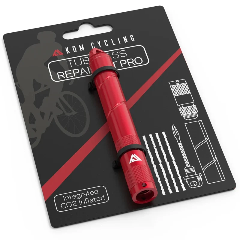 Kit de Réparation KOM CYCLING Tubeless PRO Rouge