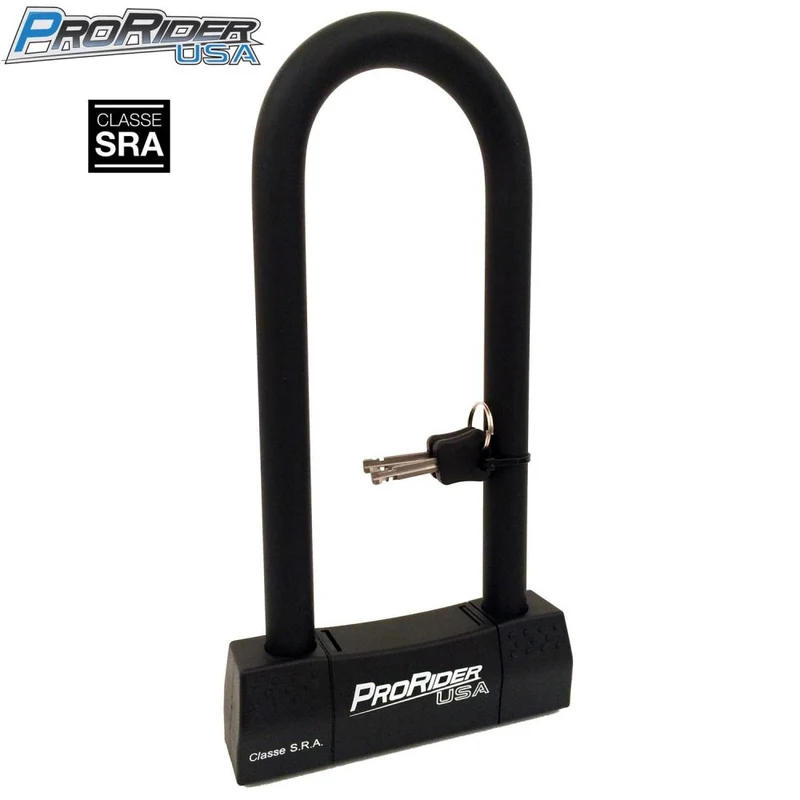 Antivol U Prorider SRA – 85 x 250 mm – Haute sécurité pour motos et scooters