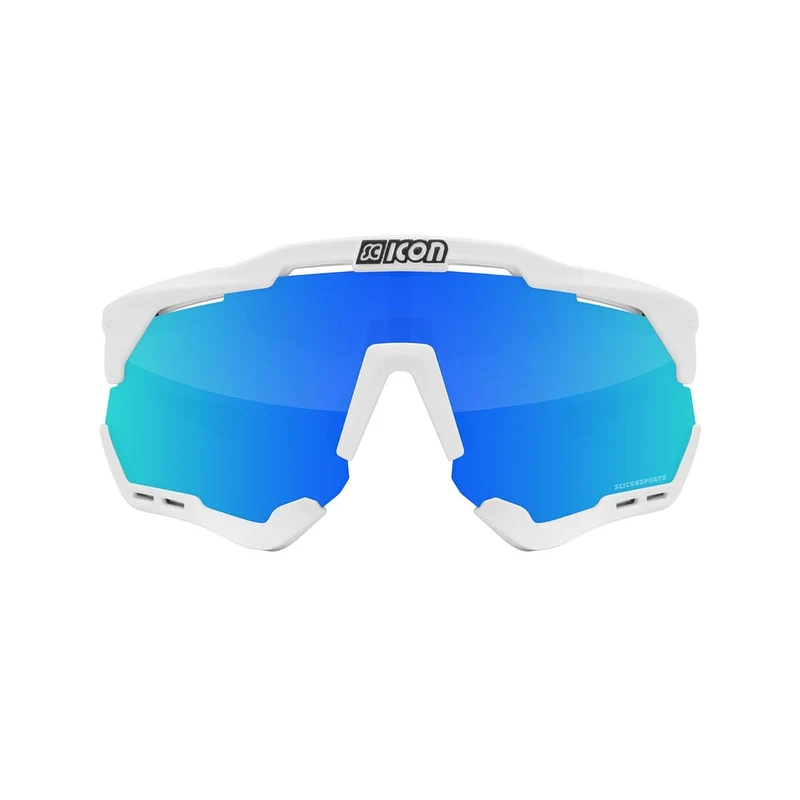 Lunettes SCICON AEROSHADE XL Blanc Iridium Bleu