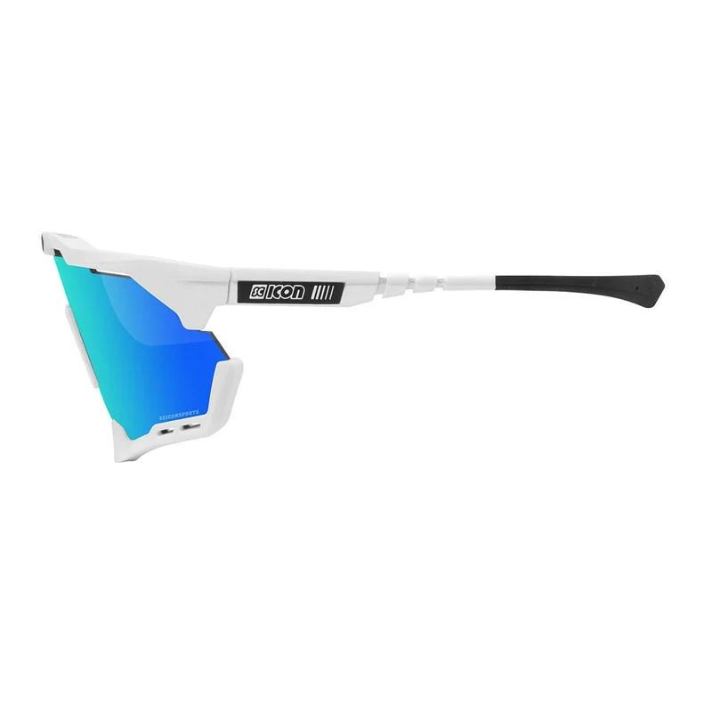 Lunettes SCICON AEROSHADE XL Blanc Iridium Bleu