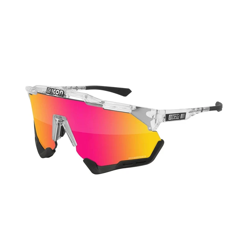 Lunettes SCICON AEROSHADE XL Translucide Iridium Rouge