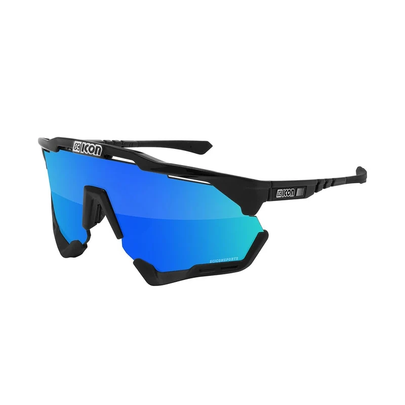 Lunettes SCICON AEROSHADE XL Noir Iridium Bleu