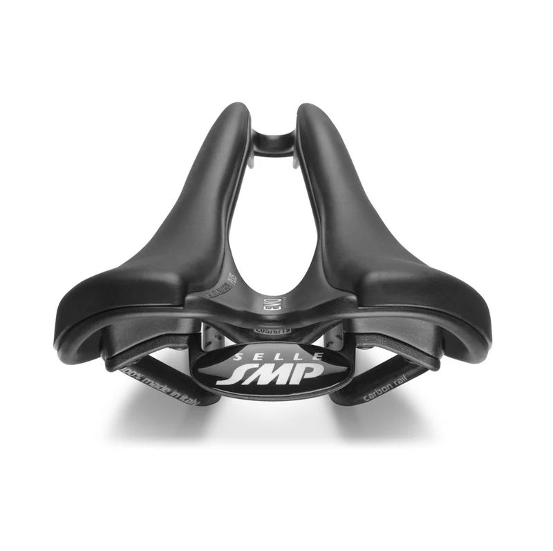 Selle SMP EVO PLUS Largeur 140mm Rails Carbone Noir