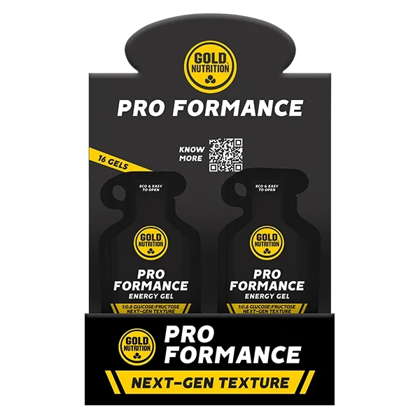 GOLDNUTRITION - ProFormance Energy Gels Box (16x40g) - Goût au Choix