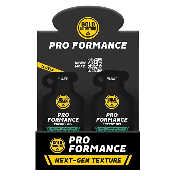 GOLDNUTRITION - ProFormance Energy Gels Box (16x40g) - Goût au Choix