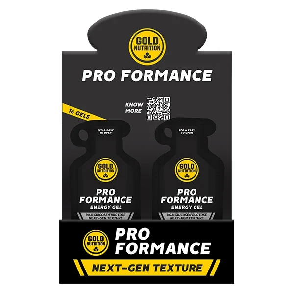 GOLDNUTRITION - ProFormance Energy Gels Box (16x40g) - Goût au Choix