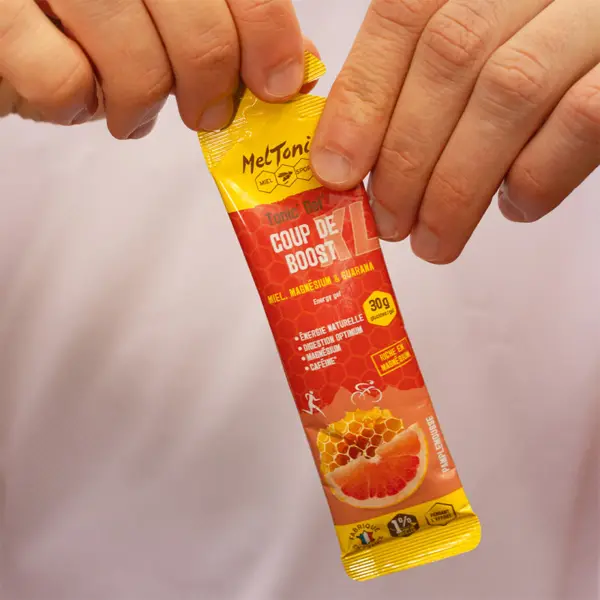 Tonic'Gel Coup de Boost BIO Format XL (40g) - Miel, Magnésium & Guarana
