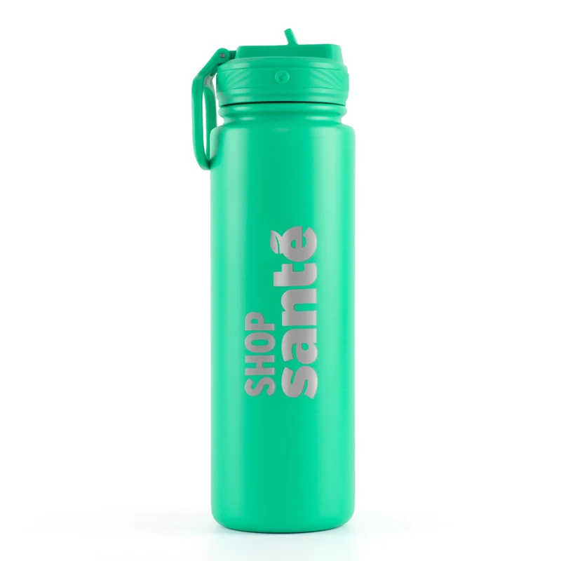 Shop Santé - Bouteille Yoga avec paille - 710ml (New)
