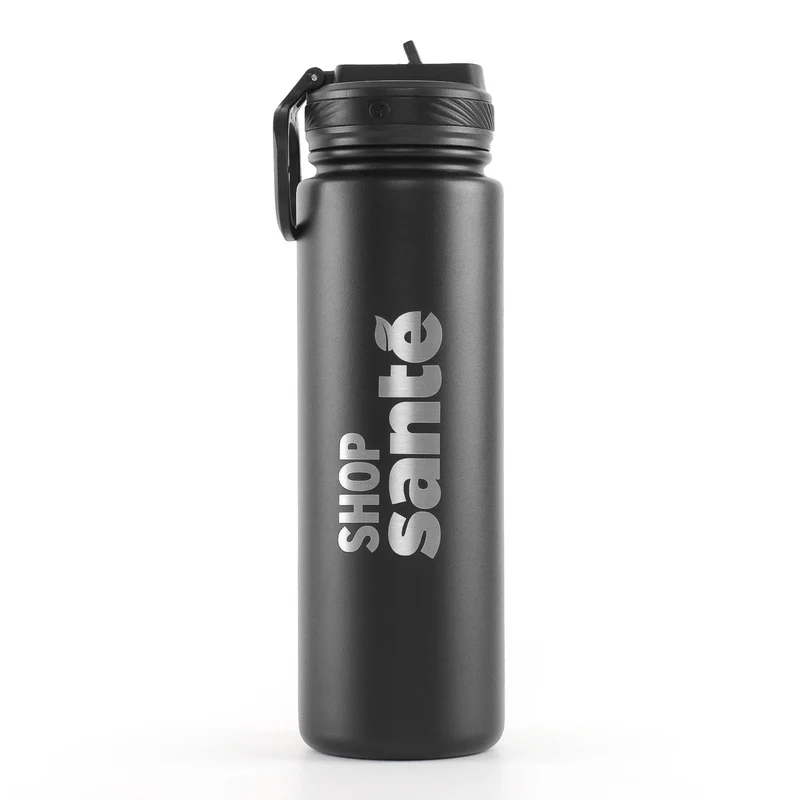 Shop Santé - Bouteille Yoga avec paille - 710ml (New)