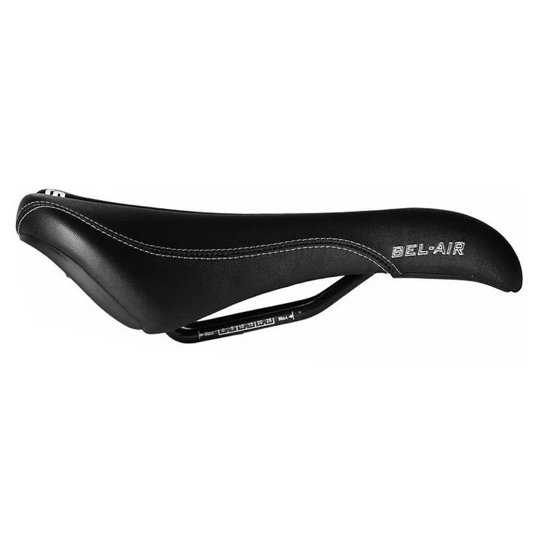Selle SDG BEL-AIR RL Rails Acier Noir/Blanc