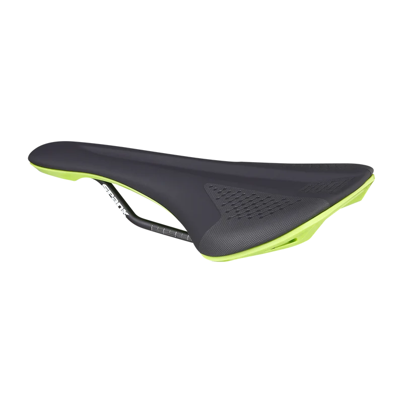 Selle SPANK SPIKE 160 Cuir Rails CrMo Vert